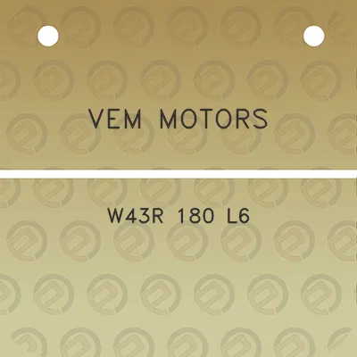 vem-motors-w43r-180-l6