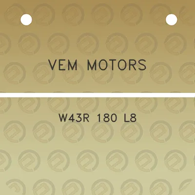 vem-motors-w43r-180-l8