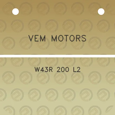 vem-motors-w43r-200-l2