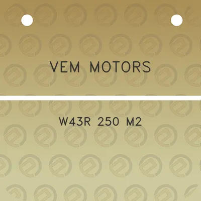 vem-motors-w43r-250-m2