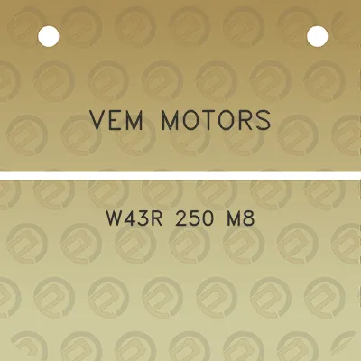 vem-motors-w43r-250-m8