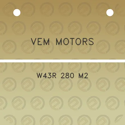 vem-motors-w43r-280-m2