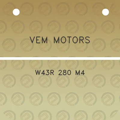 vem-motors-w43r-280-m4