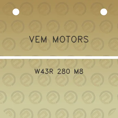 vem-motors-w43r-280-m8