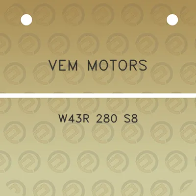 vem-motors-w43r-280-s8