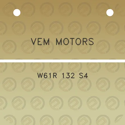 vem-motors-w61r-132-s4