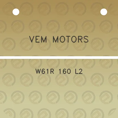 vem-motors-w61r-160-l2