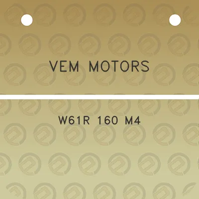 vem-motors-w61r-160-m4