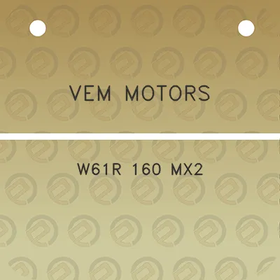 vem-motors-w61r-160-mx2