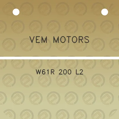 vem-motors-w61r-200-l2