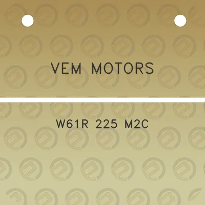 vem-motors-w61r-225-m2c