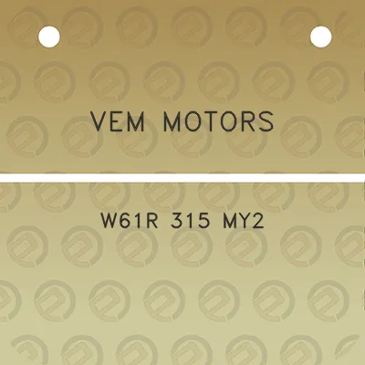 vem-motors-w61r-315-my2