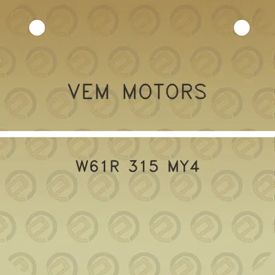 vem-motors-w61r-315-my4