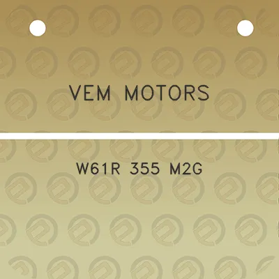 vem-motors-w61r-355-m2g