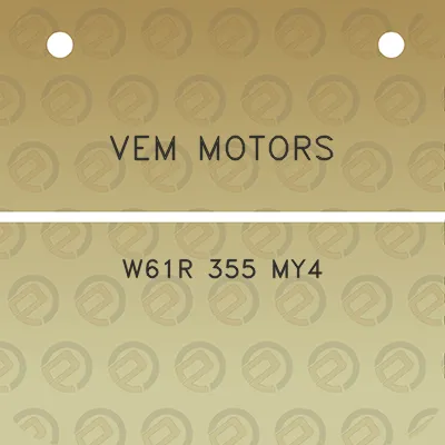 vem-motors-w61r-355-my4