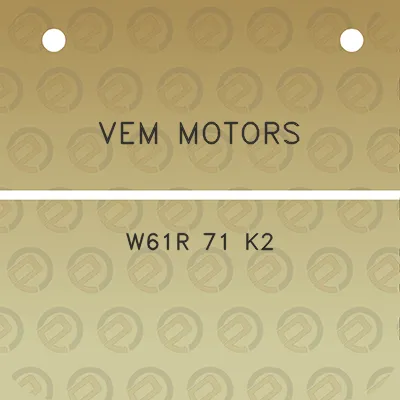 vem-motors-w61r-71-k2