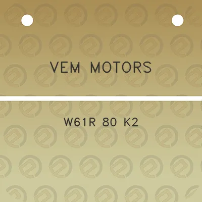 vem-motors-w61r-80-k2