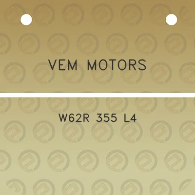 vem-motors-w62r-355-l4