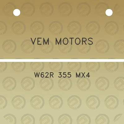 vem-motors-w62r-355-mx4