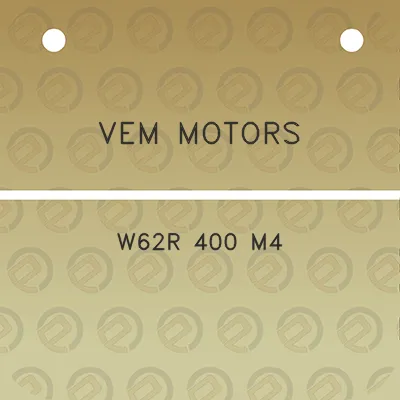 vem-motors-w62r-400-m4