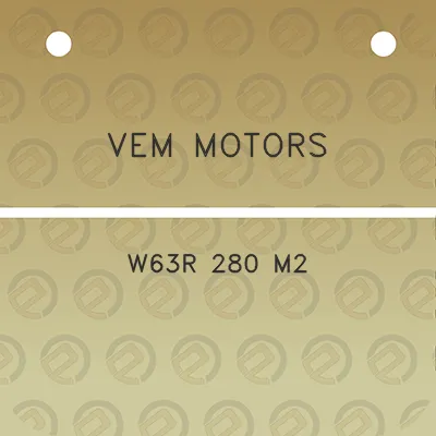 vem-motors-w63r-280-m2