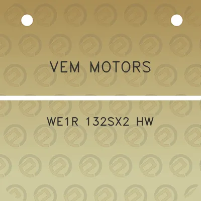 vem-motors-we1r-132sx2-hw