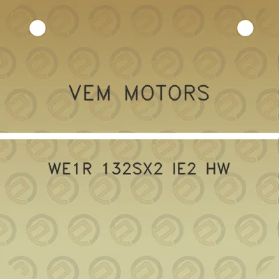 vem-motors-we1r-132sx2-ie2-hw