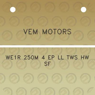 vem-motors-we1r-250m-4-ep-ll-tws-hw-sf