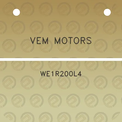 vem-motors-we1r200l4