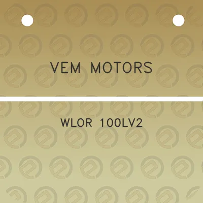 vem-motors-wlor-100lv2