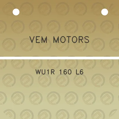 vem-motors-wu1r-160-l6