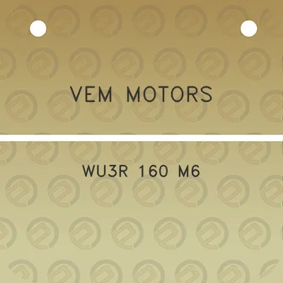 vem-motors-wu3r-160-m6