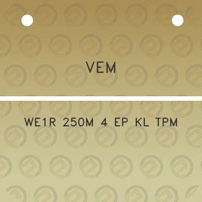 vem-we1r-250m-4-ep-kl-tpm