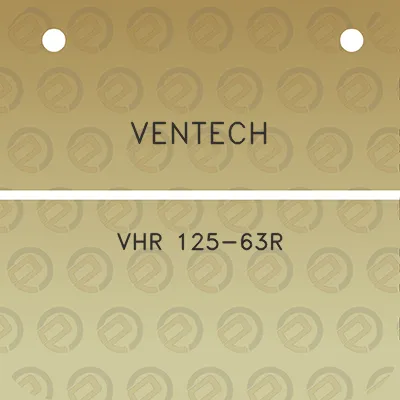 ventech-vhr-125-63r