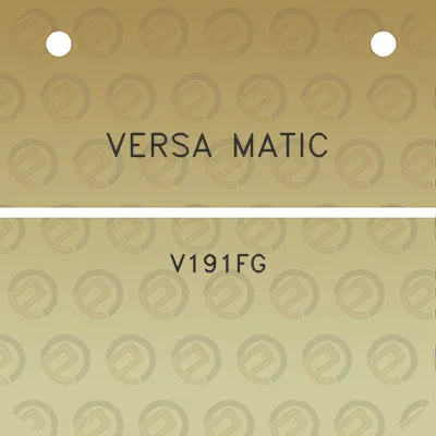 versa-matic-v191fg