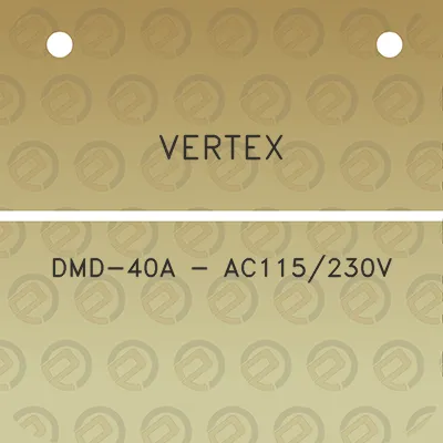 vertex-dmd-40a-ac115230v