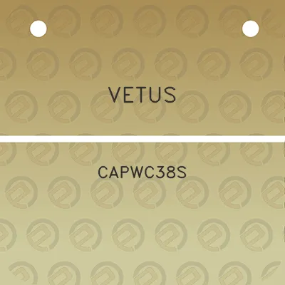 vetus-capwc38s