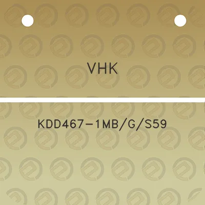 vhk-kdd467-1mbgs59