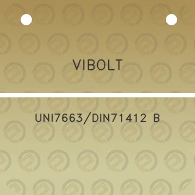 vibolt-uni7663din71412-b