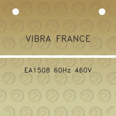 vibra-france-ea1508-60hz-460v