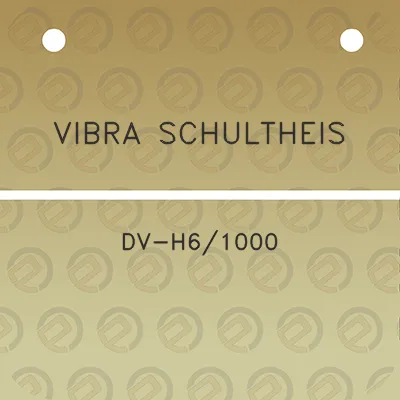 vibra-schultheis-dv-h61000