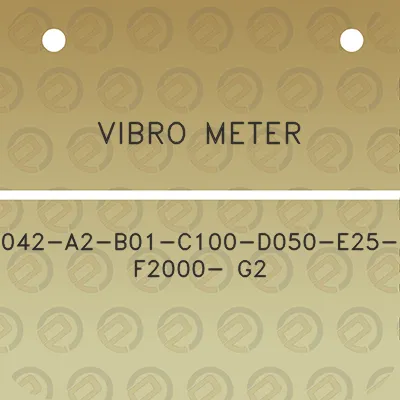 vibro-meter-042-a2-b01-c100-d050-e25-f2000-g2