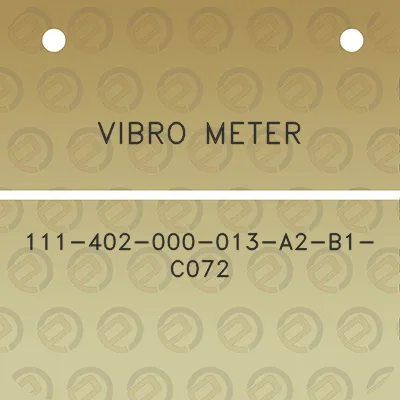 vibro-meter-111-402-000-013-a2-b1-c072