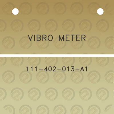 vibro-meter-111-402-013-a1