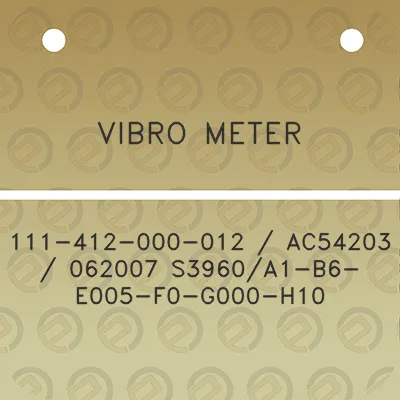 vibro-meter-111-412-000-012-ac54203-062007-s3960a1-b6-e005-f0-g000-h10