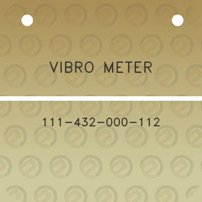 vibro-meter-111-432-000-112