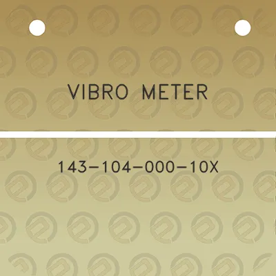 vibro-meter-143-104-000-10x