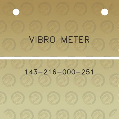 vibro-meter-143-216-000-251