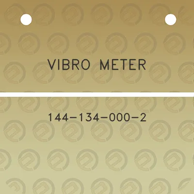 vibro-meter-144-134-000-2