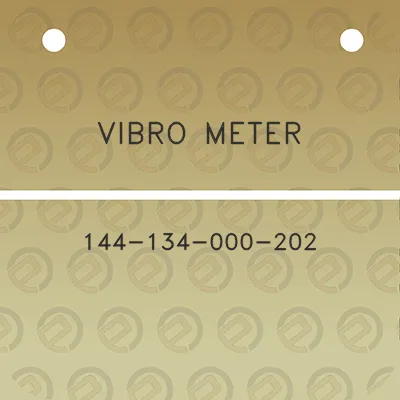 vibro-meter-144-134-000-202